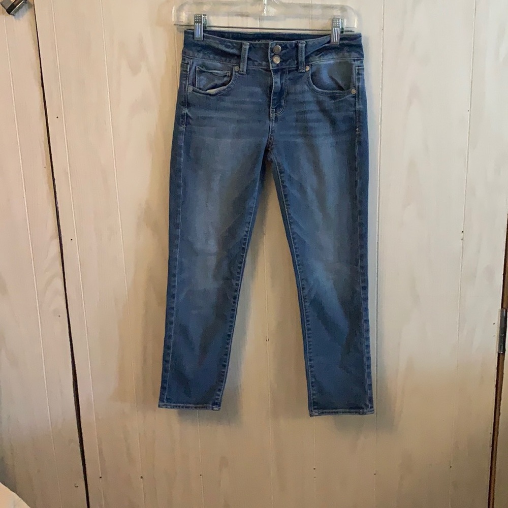 American Eagle Artist Super stretch cropped jeans
